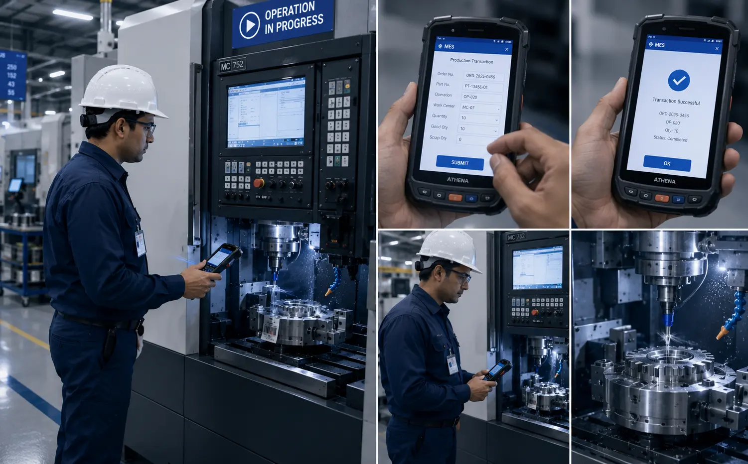 Athena Technology's Shop Floor Mobility Accelerator: Real-Time Data Capture for the Factory Floor
